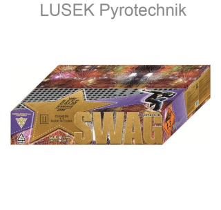 Kompaktní ohňostroj SWAG - (600 ran/ 20mm) - (5min.30s.) - VYŮHLOVANÝ.  
