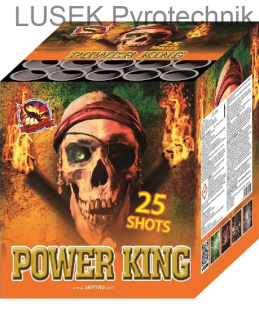 Kompaktní ohňostroj POWER KING  25ran,  48mm.