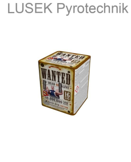 Kompaktní ohňostroj Wanted 16 ran 20mm 