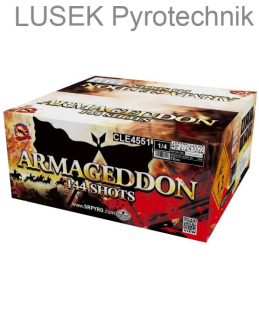 Kompaktní ohňostroj Armagedon 144ran,  25mm.