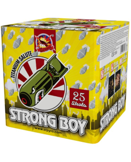 Kompaktní ohňostroj Strong boy 25ran,30mm