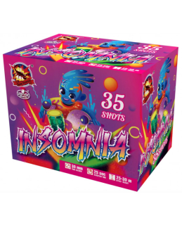 Kompaktní ohňostroj Insomnia 35ran,30mm