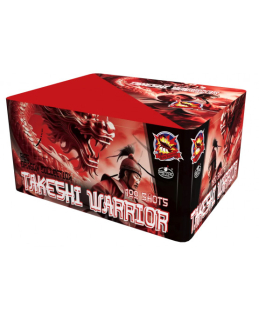 Kompaktní ohňostroj Takeshi Warior 100ran,20mm